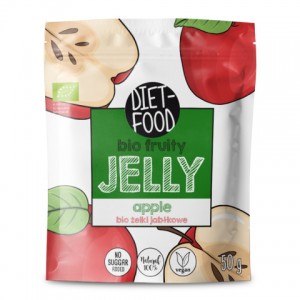 Obuolių skonio vaisių bio želė Diet food, 50 g
